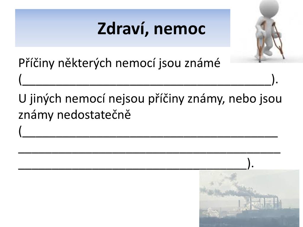 ZÁKLADY BIOLOGIE Zdraví nemoc ppt stáhnout